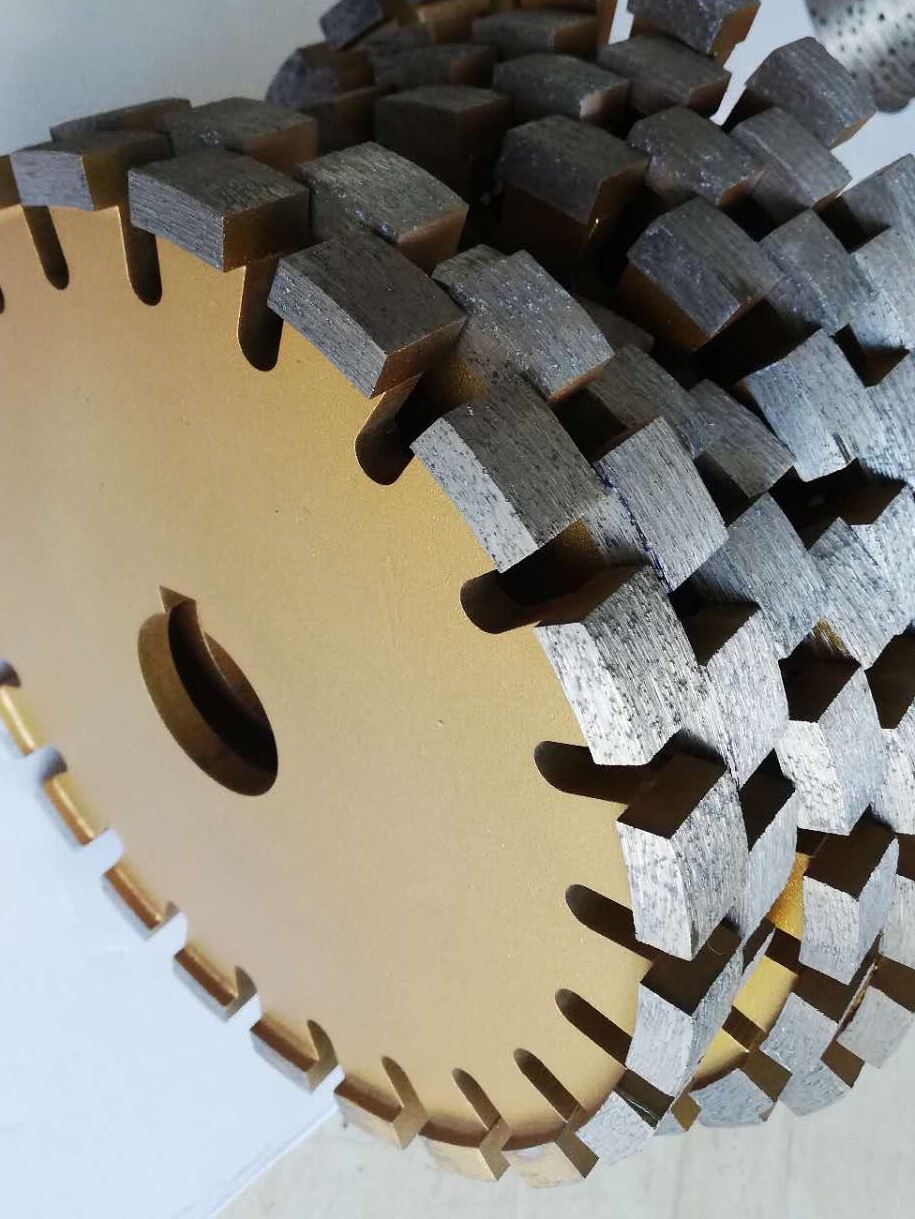 150*8*50孔 路面开槽机刀片激光焊接金刚石开槽片 路面开槽锯片