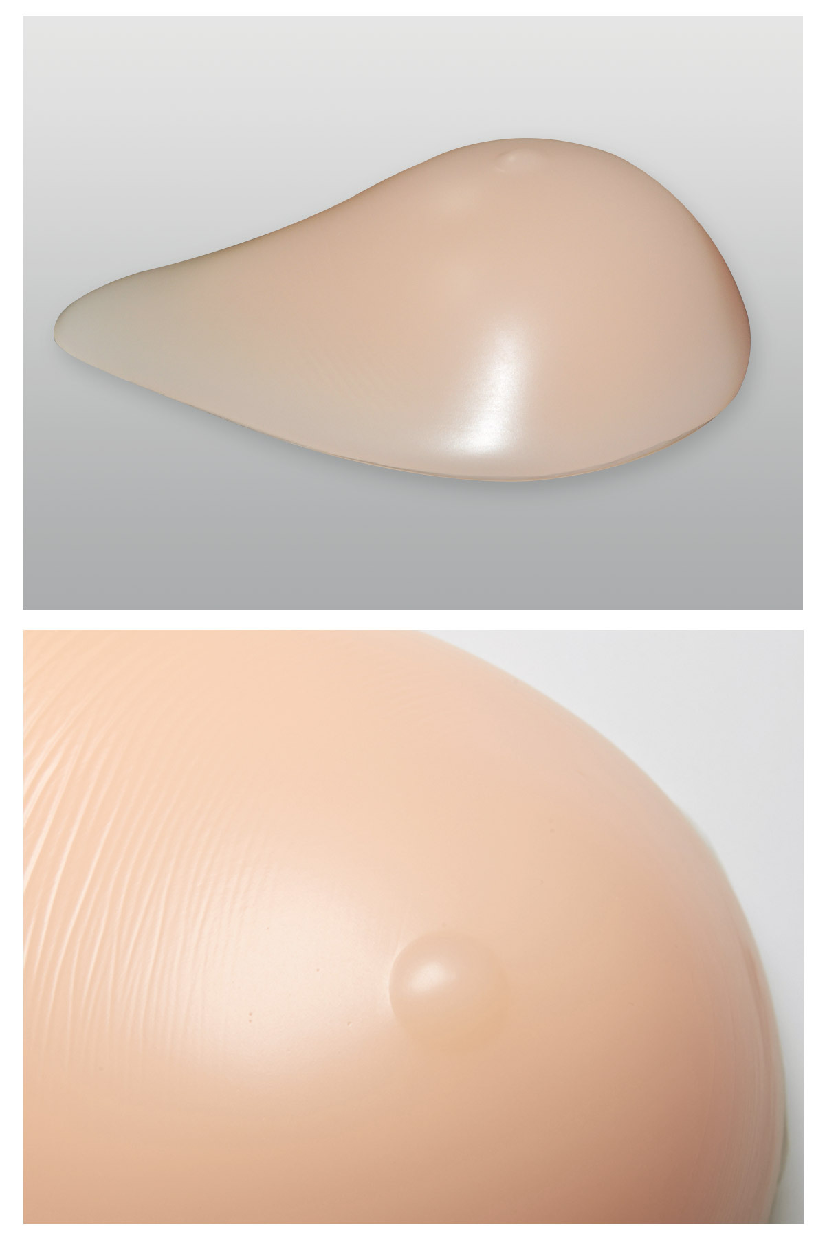 螺旋形凹底手术硅胶胸 透气胸垫假乳房假胸 术后义乳康复型假乳房