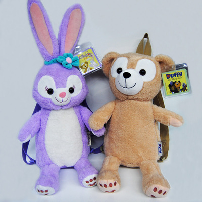 duffy达菲熊朋友stellalou芭蕾兔子长耳朵史黛拉兔双肩背包