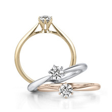 JZ040活口可调节仿钻石戒指黄金色玫瑰金结婚钻女戒50分订婚钻戒
