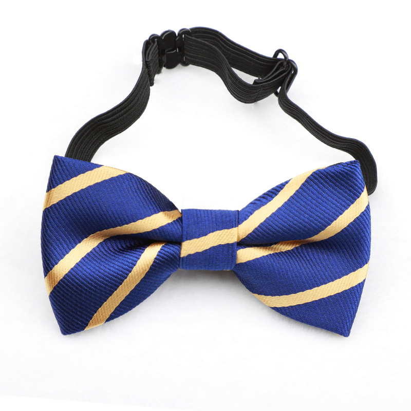 时尚流行韩版领结新潮尖角领结 婚礼涤纶丝领结双色双层领结