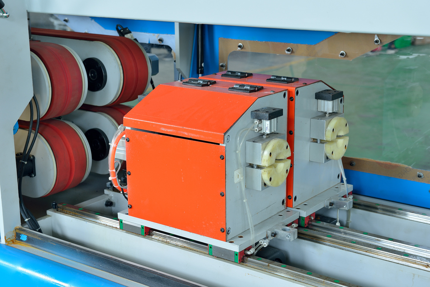 一出二水管挤出生产线 pvc水管双螺杆挤出生产线 一出二水管