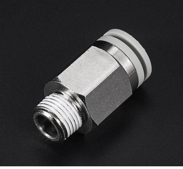 smc气动元件kq2h06-02s 快插快速接头 直通气管接头全铜螺纹液压