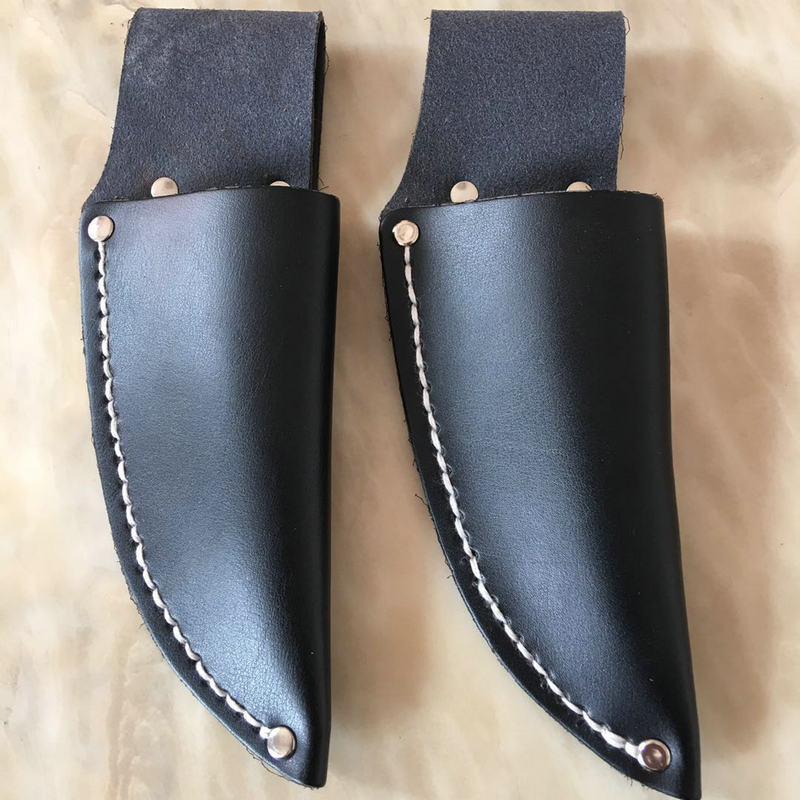 牛皮剪刀套 真皮刀套园林剪刀剪树枝剪牛皮套修剪树枝专用皮套