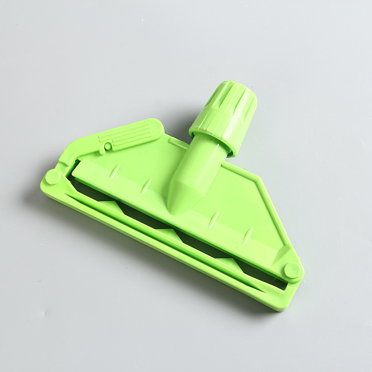 供应拖把头塑料夹头配件多色蜡拖夹水拖夹厂家直销