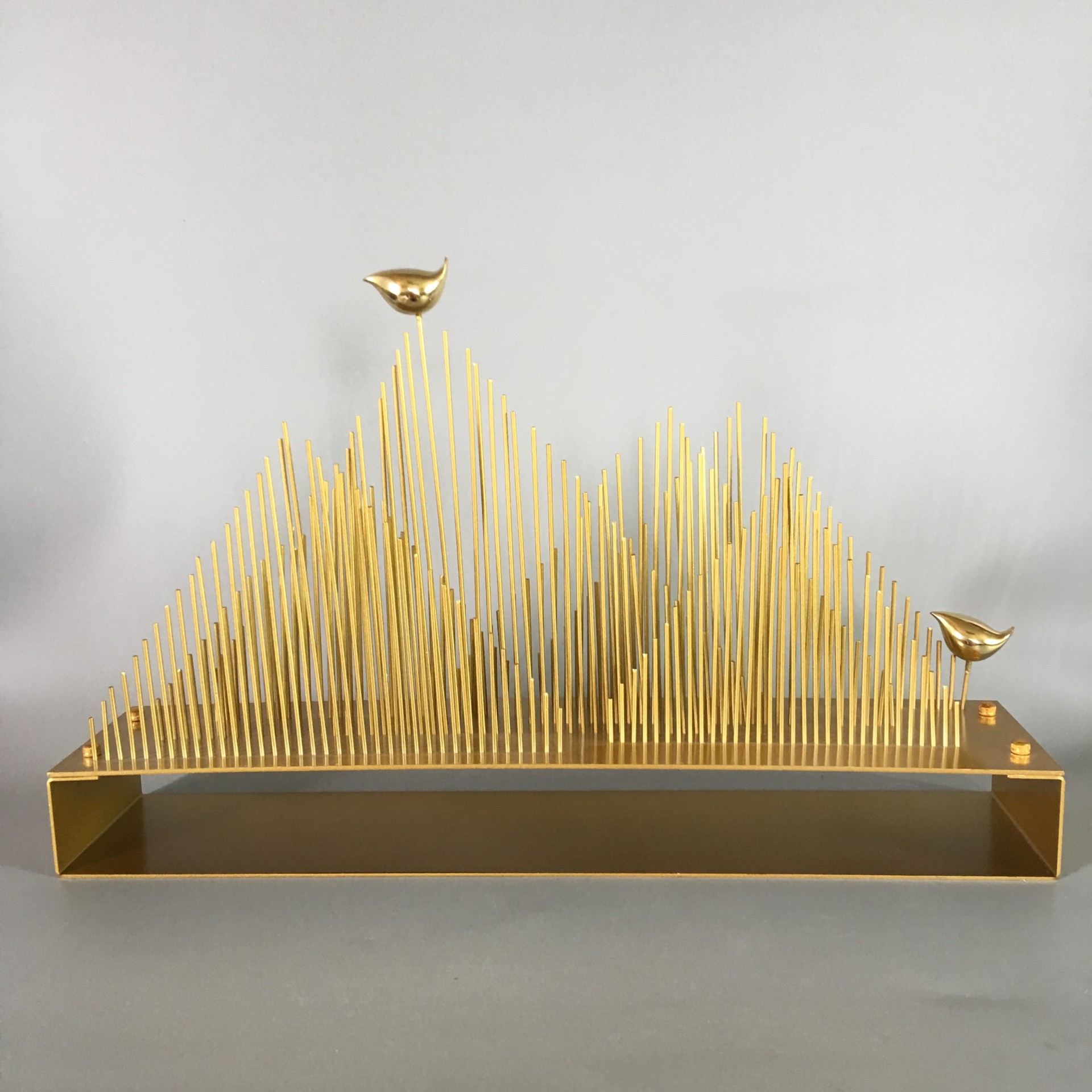 欧式金属铁艺立体抽象假山雕塑摆设摆件工艺品酒店样办房软装饰品