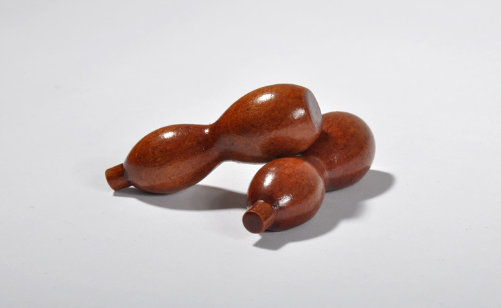 zakka日式创意葫芦筷子架 餐厅饭店手工木质筷架外贸品质笔架托