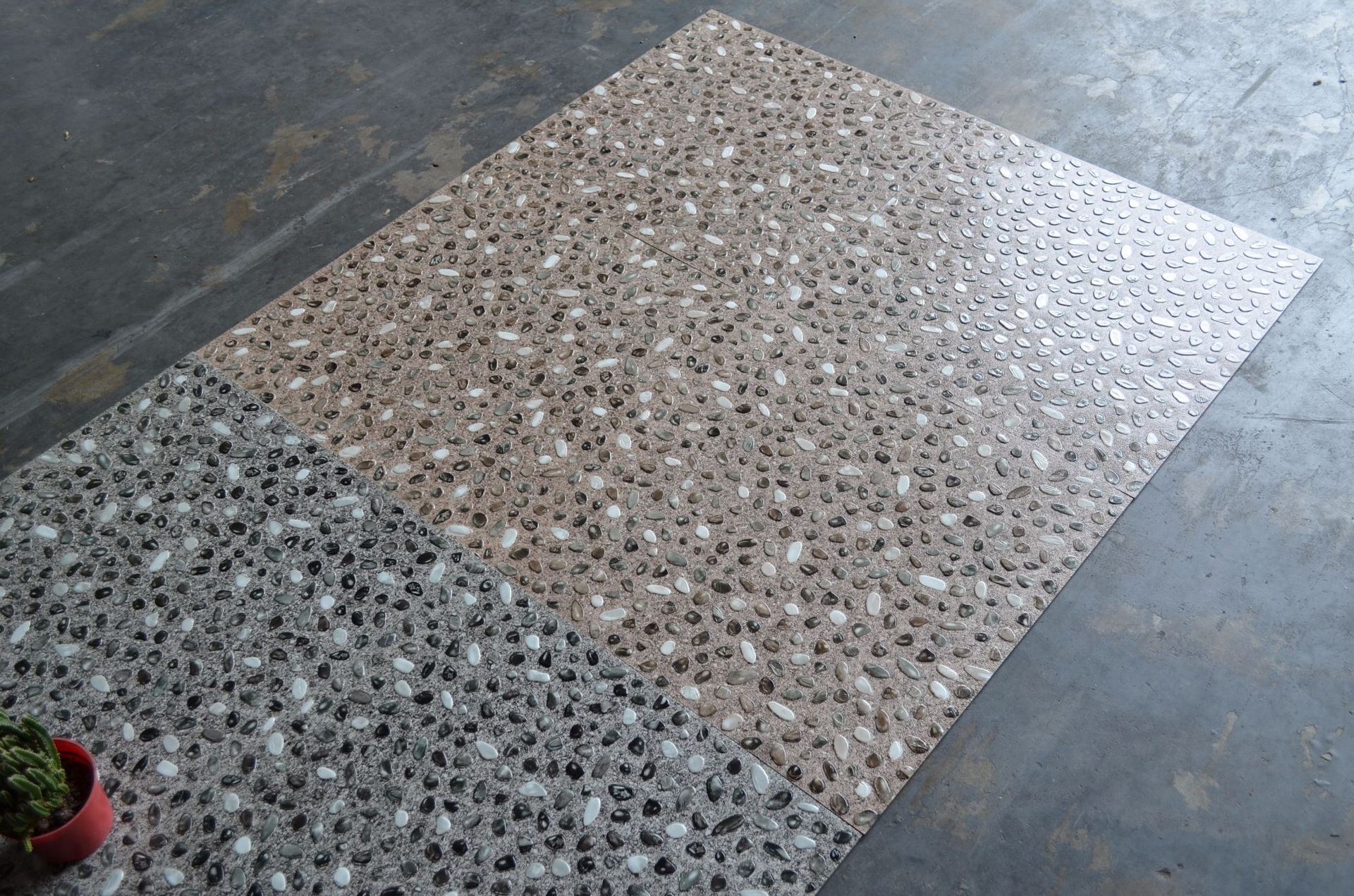 pvc鹅卵石纹 对花钢板纹 静音阻燃防滑 3.0mm pvc弹性塑胶地板