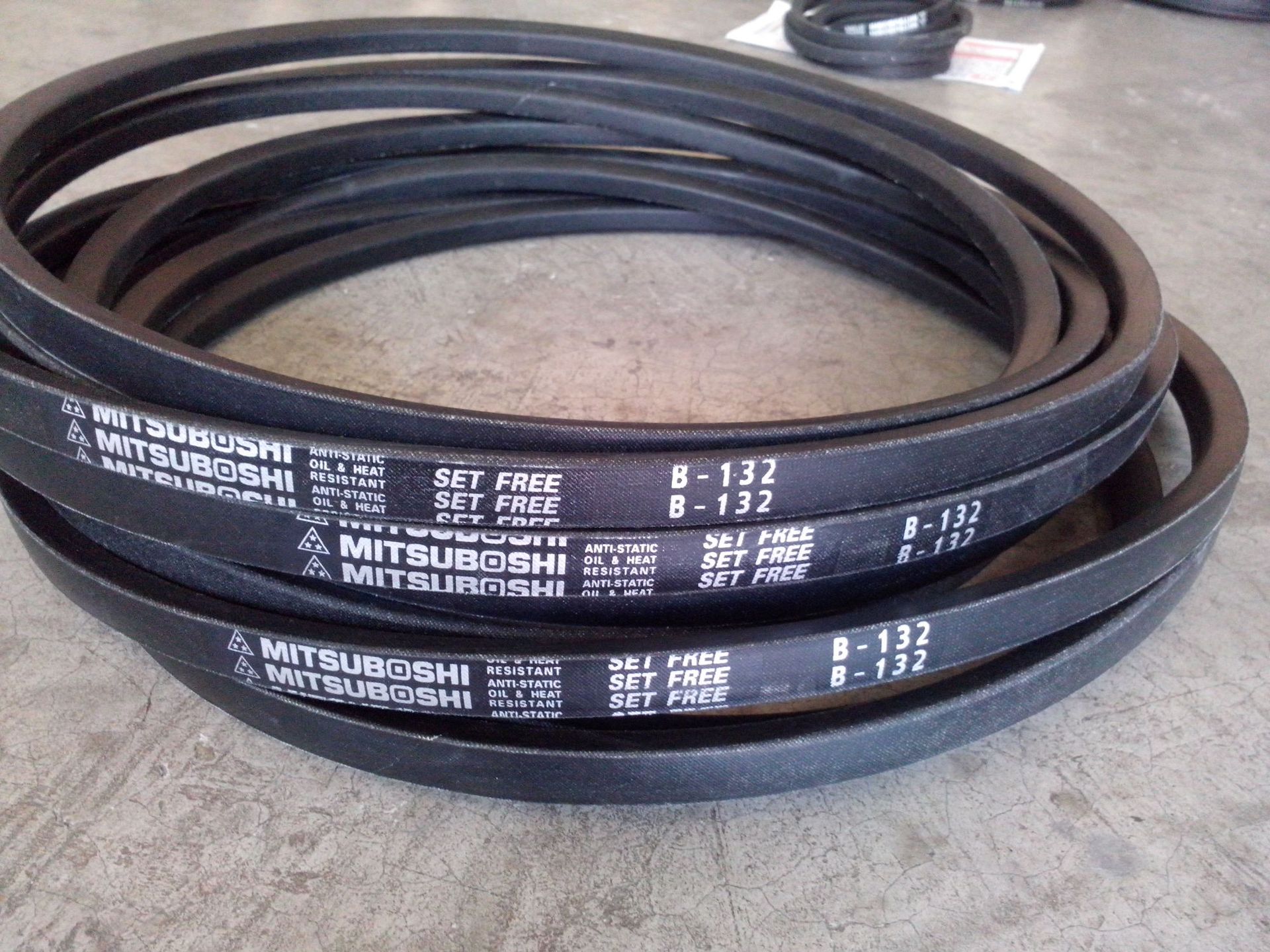 进口三角带mitsuboshi set free b109 b110日本三星进口三角带 冷