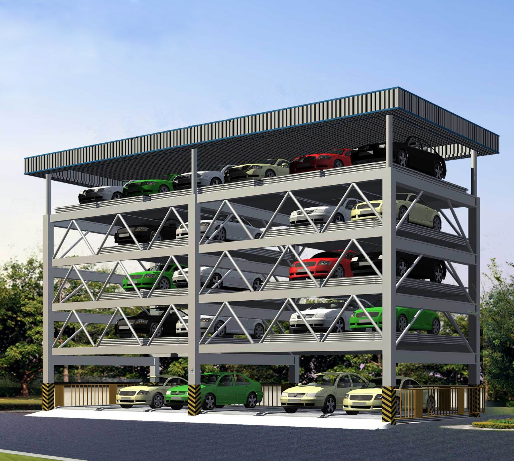 厂家直销多层立体车库,立体停车库