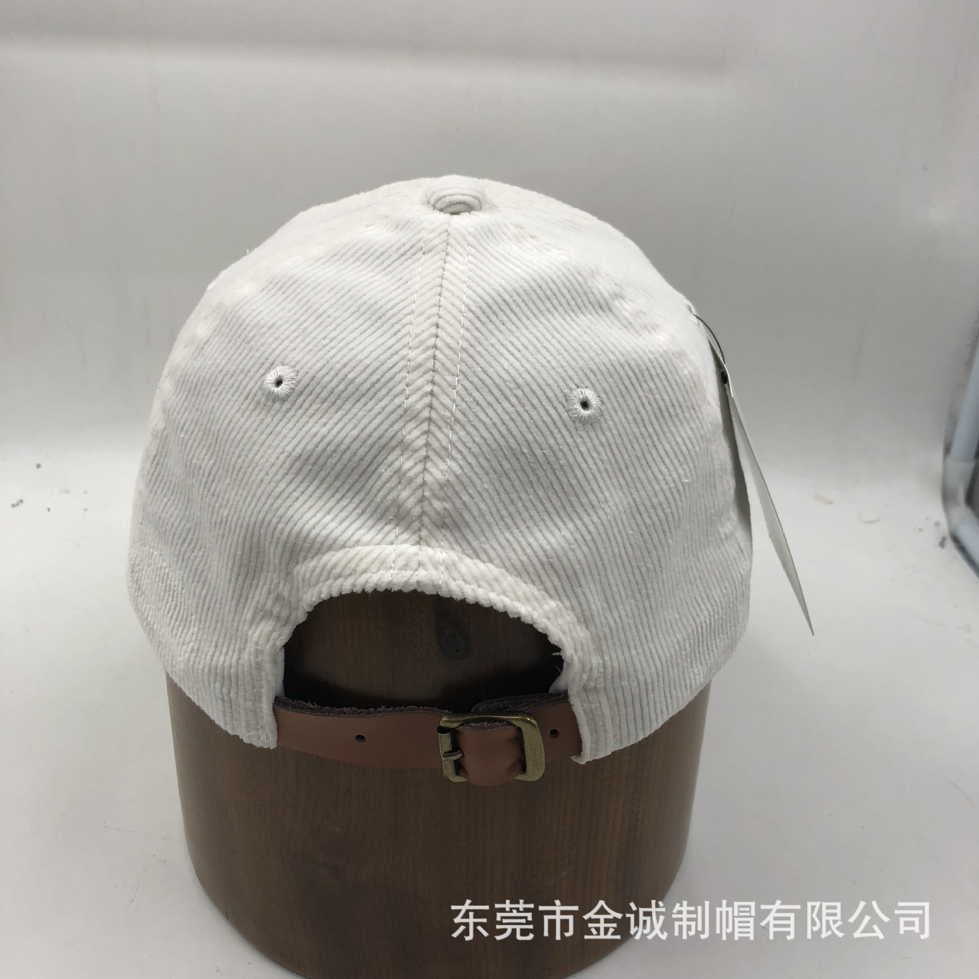 广东深圳东莞金诚制帽厂定制无结构灯芯绒棒球帽 拼接色帽子