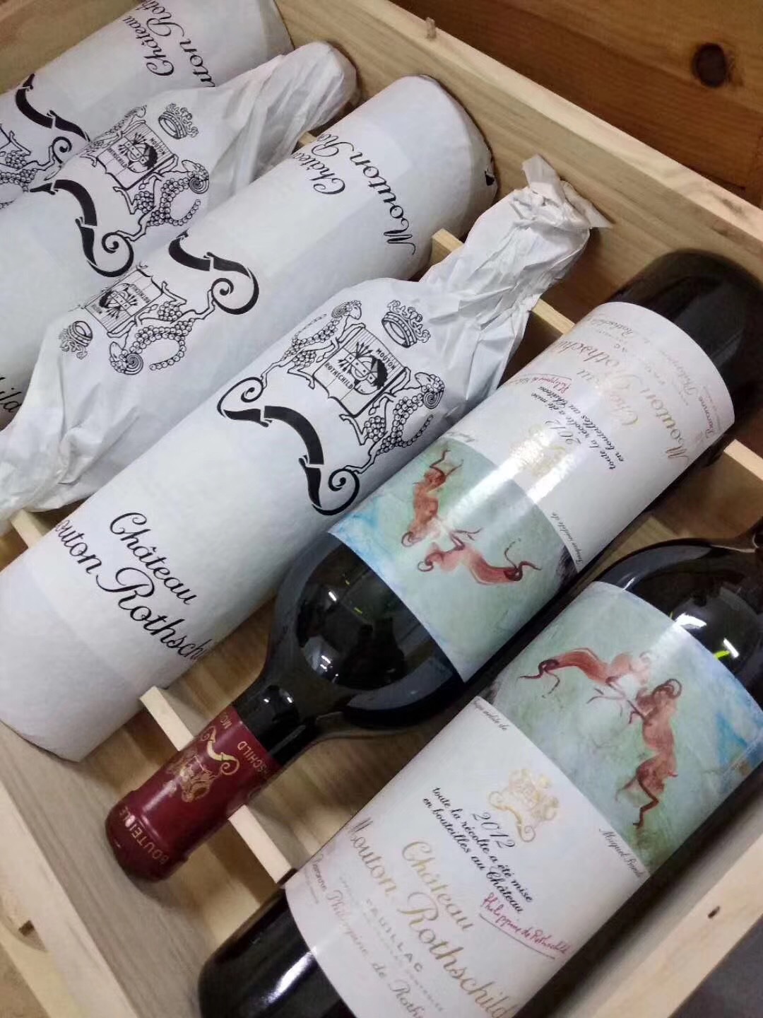 2012年木桐酒庄正牌武当葡萄酒大木桐mouton