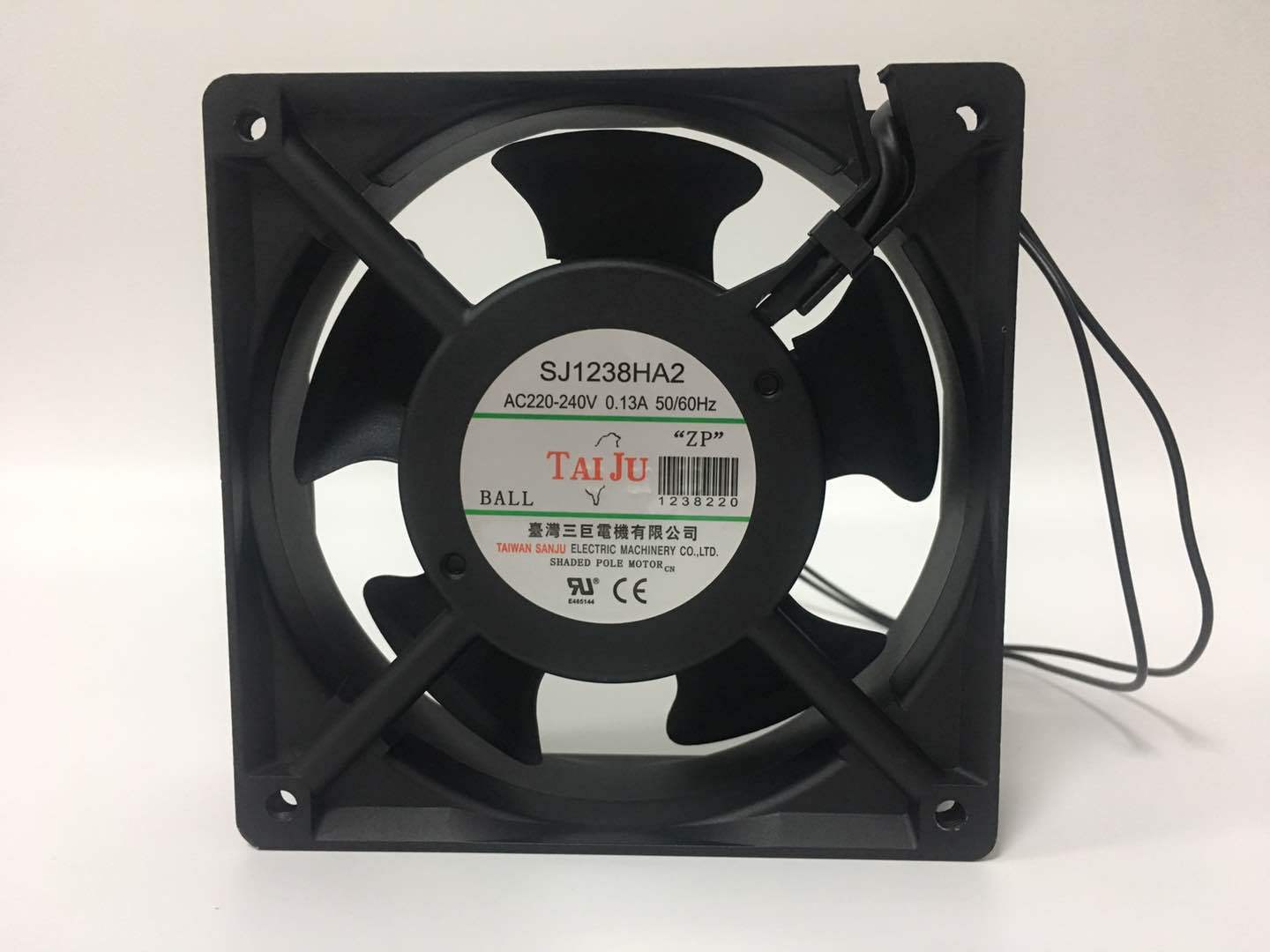 台湾三巨现货供应sj1238ha2 1238 220v交流双滚珠风扇