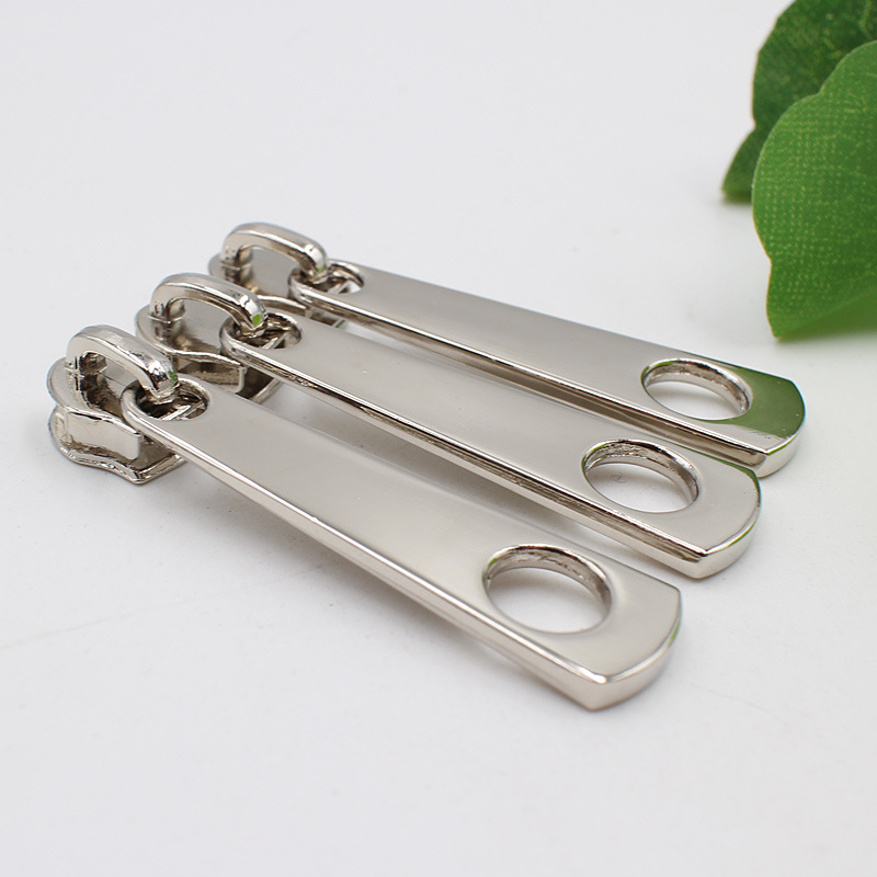 定制金属合金拉牌 不锈钢拉链长拉片 服饰箱包五金配