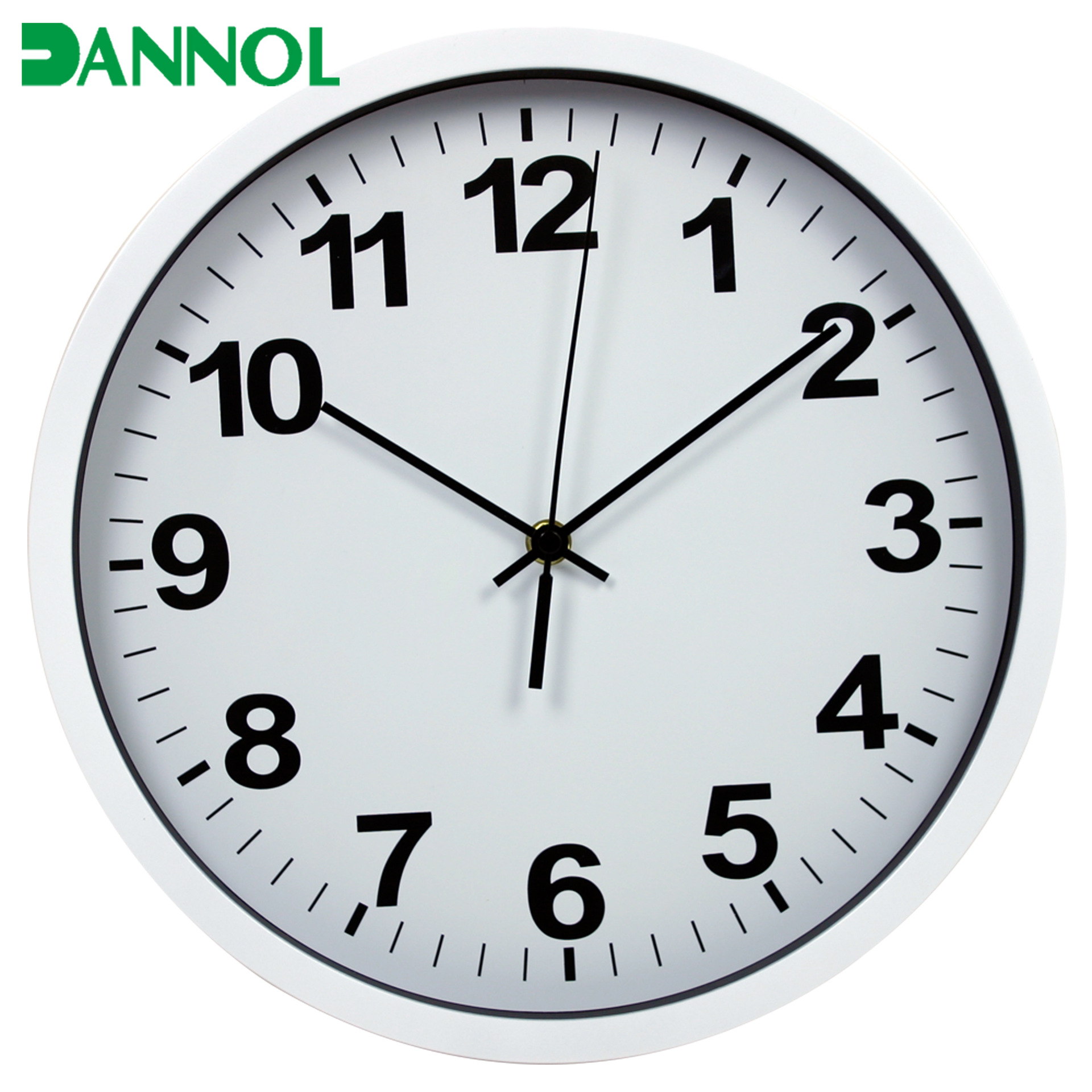 亚马逊家居产品12寸欧式创意钟表 简约时尚客厅装饰塑料圆形挂钟