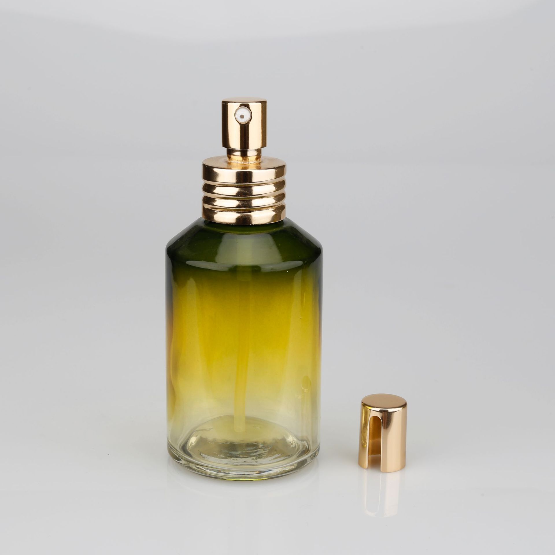 厂家现货斜肩瓶大容量玻璃爽肤水乳液瓶系列瓶身可喷涂定制颜色