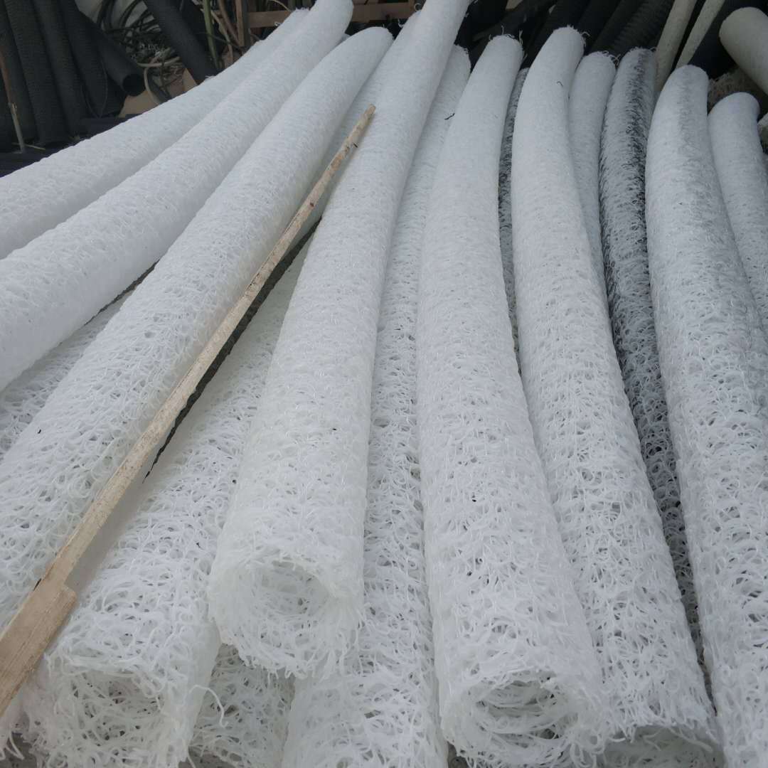 mf长方形塑料盲管 my圆形塑料盲沟 包布塑料盲沟 乱丝塑料盲沟