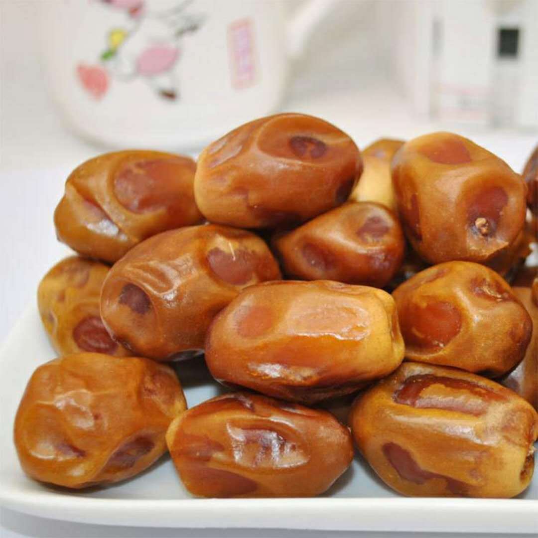 厂家直销伊拉克黄金椰枣特级黄椰枣500g新疆特产零食散装批发