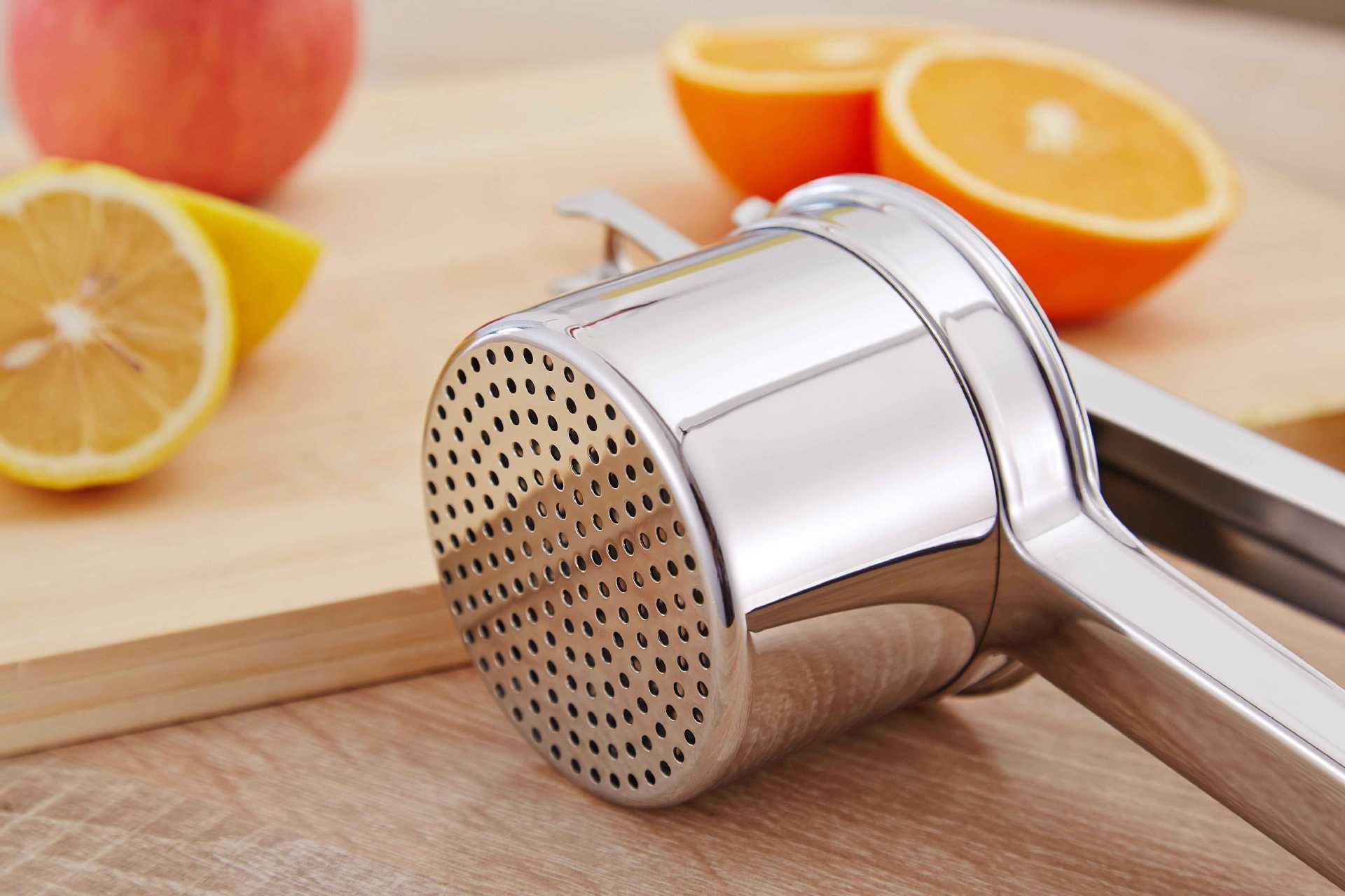 手动压汁器316不锈钢榨汁机创意厨房用品304土豆压泥器果汁机礼品