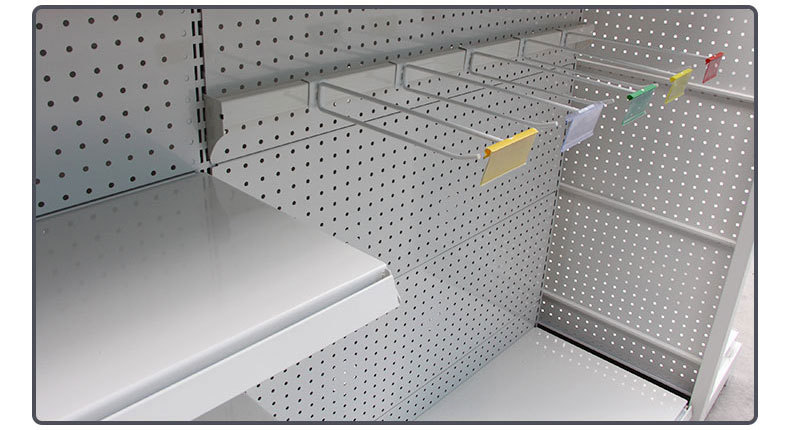 三固超市货架挂杆加厚超市专用横杠货架挂架挂钩方管横梁横杆挂件