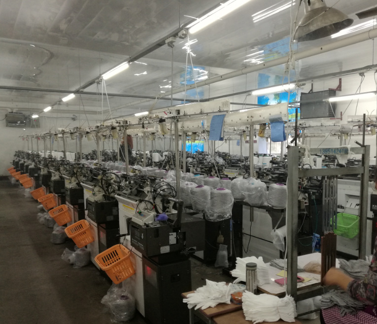 电子厂用13针无尘劳保防滑手套15针透气尼龙作业手套厂家直销