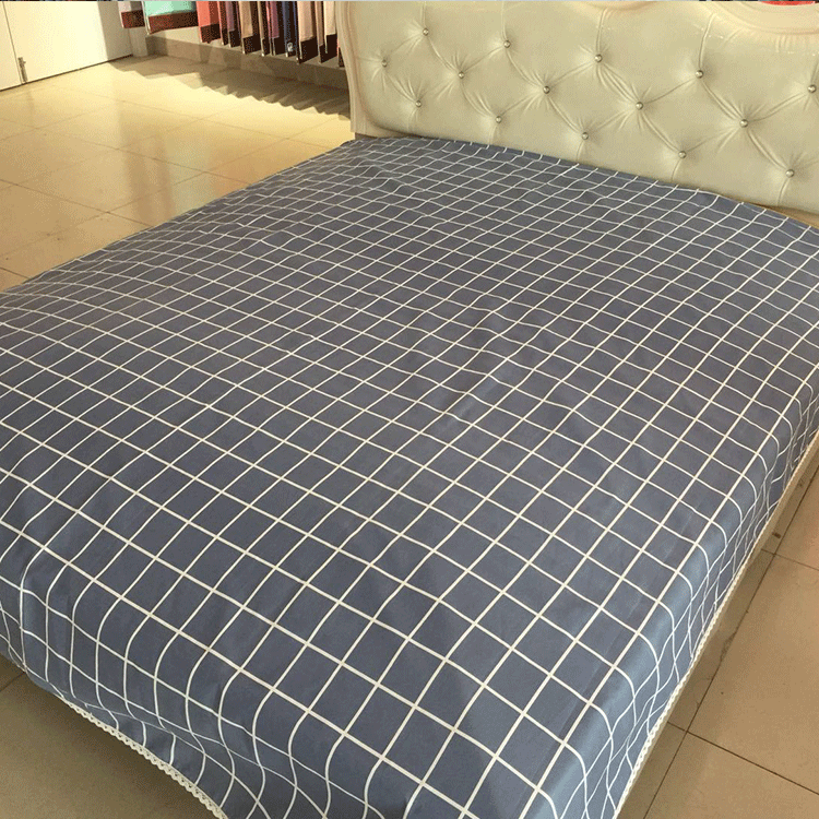 厂家直销现货涤纶聚酯纤维双人被单图案齐全布料床单四季布匹时尚