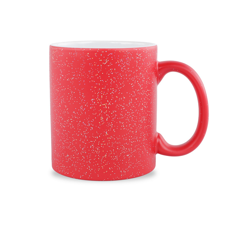 Tiktok Same Style Star Cup Heat-Changing Magic Cup Personalized Photo Printing Chinese Valentine's Day Gift Thermal Transfer Printing Coated Cup