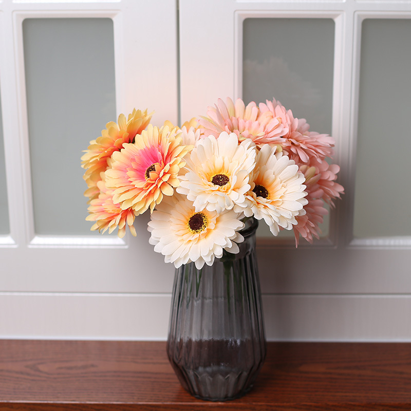 仿真花弗朗花非洲菊小雏菊花艺手工插花婚庆婚礼布置装饰花束花卉