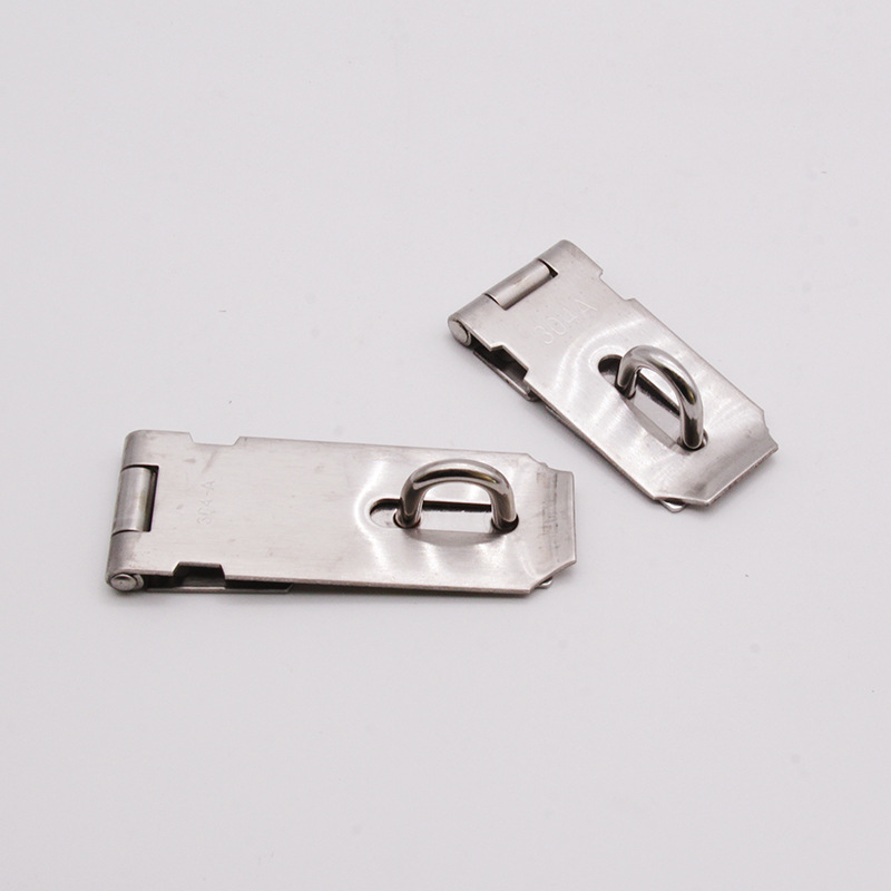 挂锁安全锁扣门栓搭扣防盗门移门锁扣门闩木门加厚不锈钢插销门扣