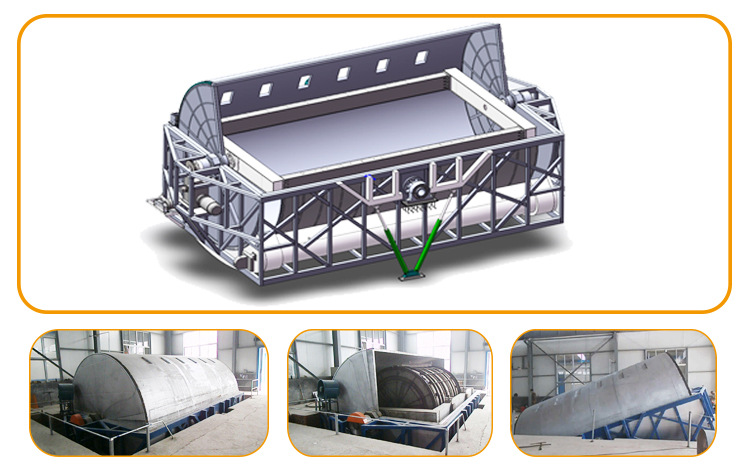 船艇专用滚塑机 热成型滚塑设备 地埋摇摆式滚塑机