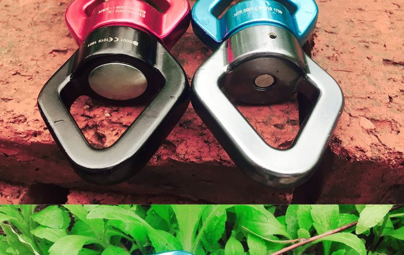 万向环万向轮攀岩登山用品配件带轴承8字旋连接旋转扣环高空作业