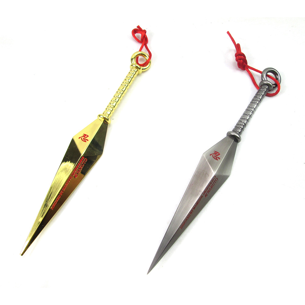 火影忍者鸣人晓组织忍字22cm苦无道具忍具合金未开刃