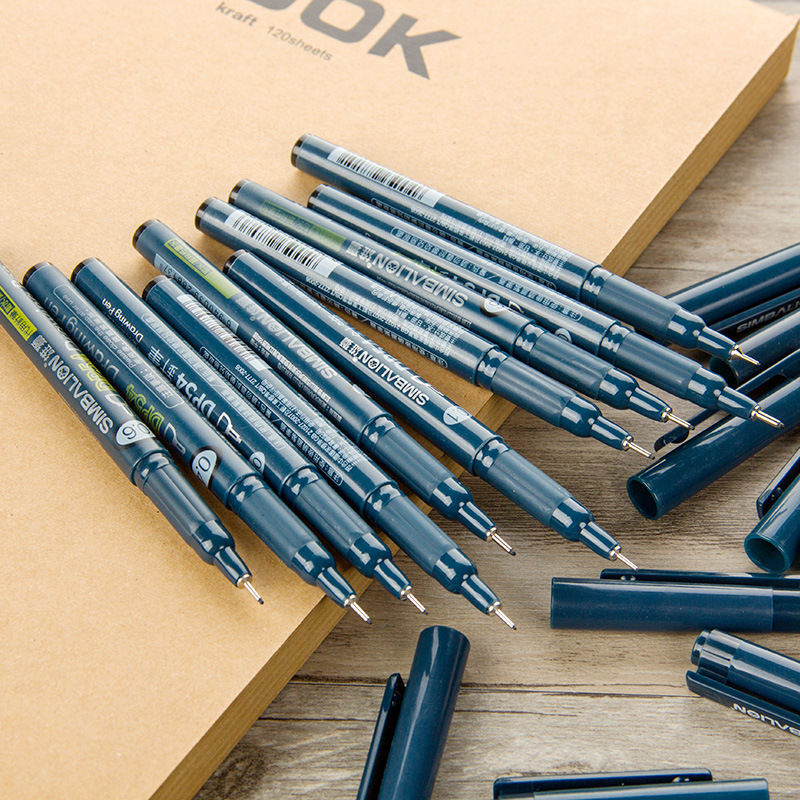 雄狮针管笔dp54针笔手绘漫画设计草图笔绘图笔描图勾线笔写字笔