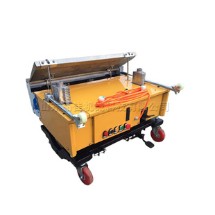 全自动刮腻子机器 抹墙粉灰机 内墙抹灰设备 抹墙密实高效率