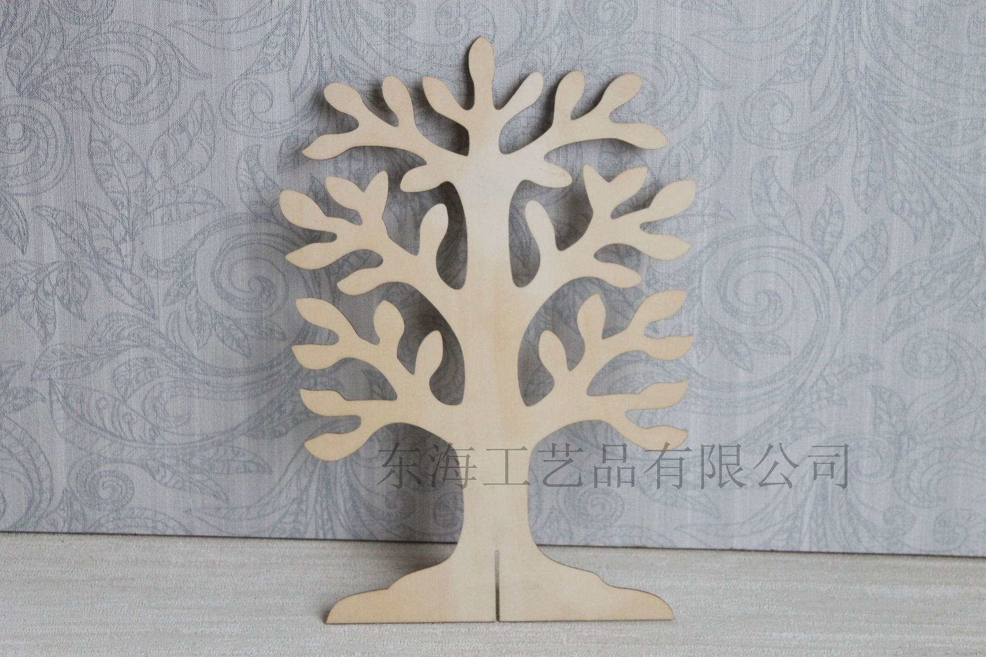树激光切割摆件挂件创意diy实木板木材加工定做激光切割材料定制