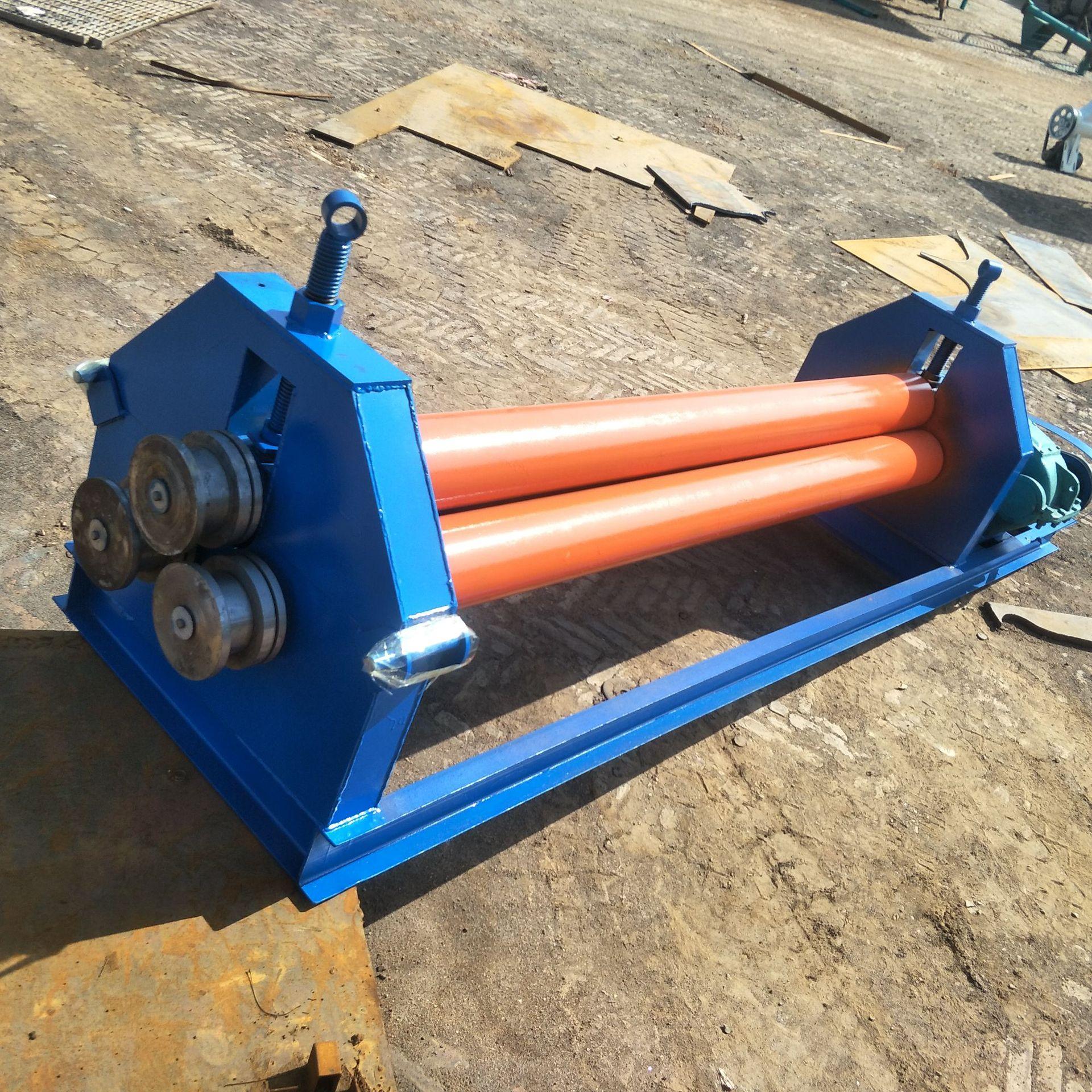 3毫米铁板卷圆机2米长滚圆机圆管方管不锈钢板一体弯弧机厂家定做