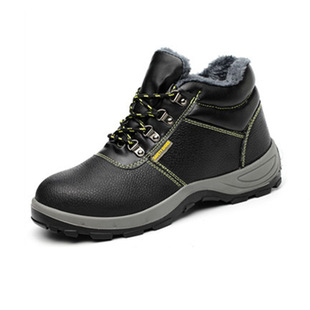 棉劳保鞋男钢包头防砸防刺穿工地安全电焊工作鞋高帮老保防水休闲
