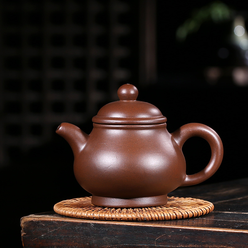 原矿宜兴正品紫砂壶名家朱泥紫泥容天茶壶茶具特价包邮