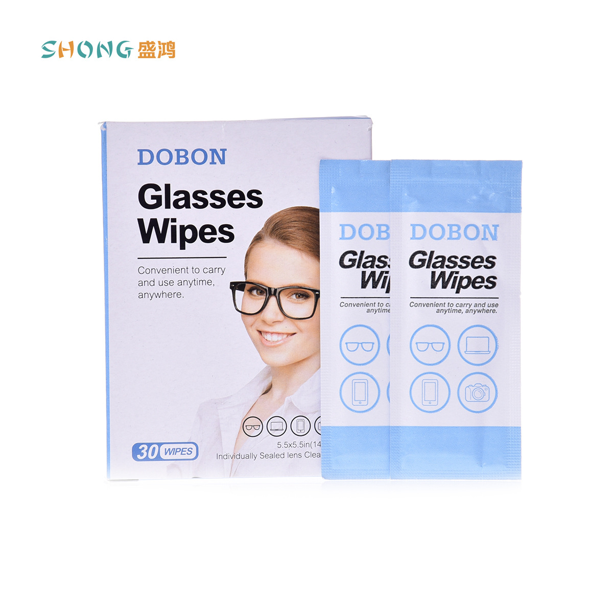 Disposable Non-Alcohol Pad Wipe Cleaning Lens Wiping Tissue Mobile Phone Screen Lens Wipe Glasses Wet Wipes