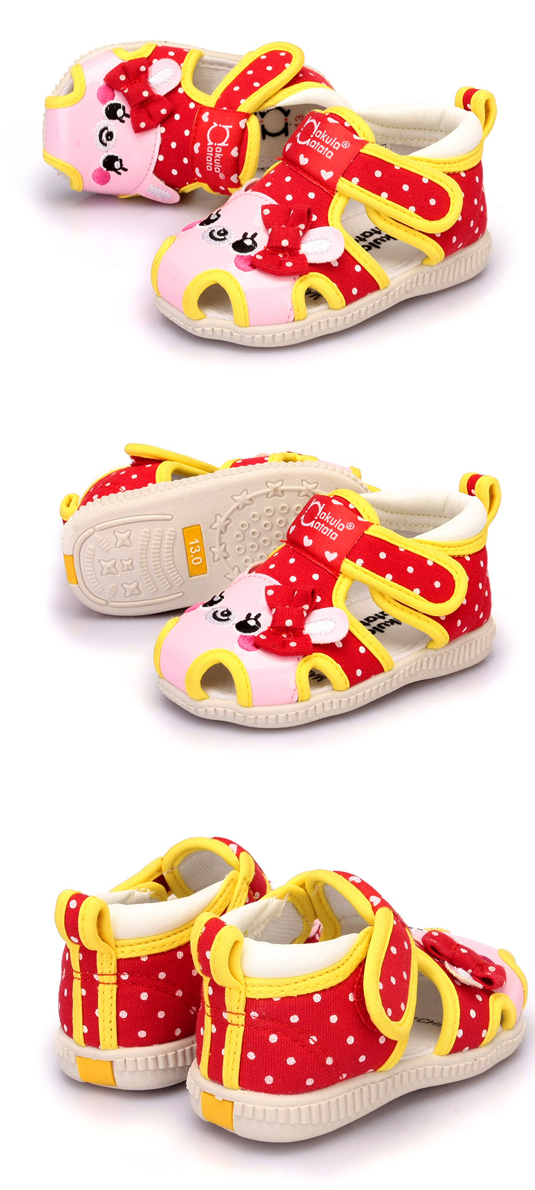 舒适儿童学步凉鞋 叫叫鞋凉鞋 品牌原装 现货