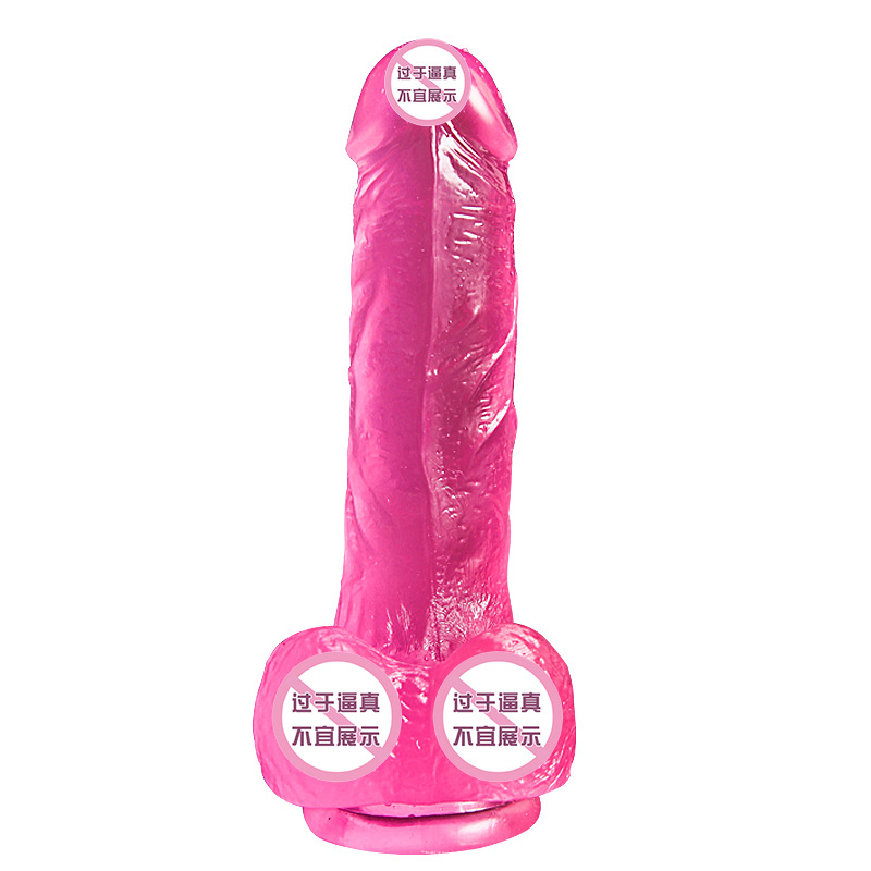 Penis 3 Color Crystal Soft Rubber Fake Chicken Women's Masturbation Device Adult Sex Product for Women One Piece Dropshipping Foreign Trade