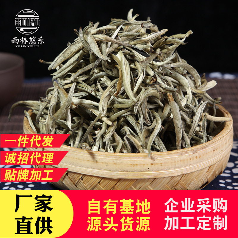 雨林悠乐-基诺山普洱茶2021年春茶白毫 散茶500g