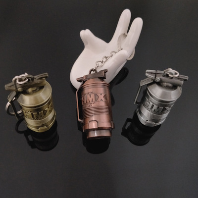 绝地吃鸡求生烟雾弹合金钥匙扣挂件模型玩具摆件厂家直销赠品礼品