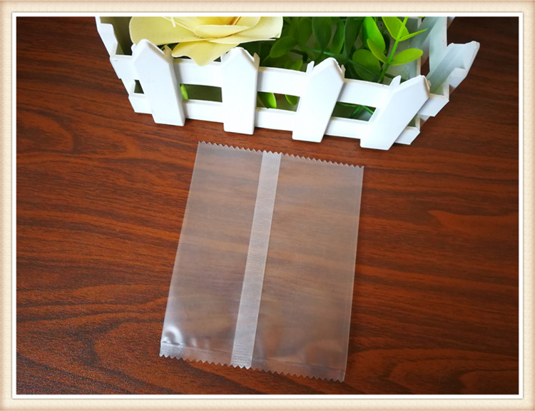 月饼包装 半透明磨砂锯齿饼干袋 花茶机封袋 烘焙包装袋