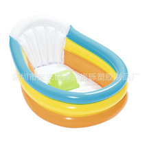 供应PVC可折叠便携带充气浴盆 婴儿充气沐浴洗澡盆儿童洗澡用品