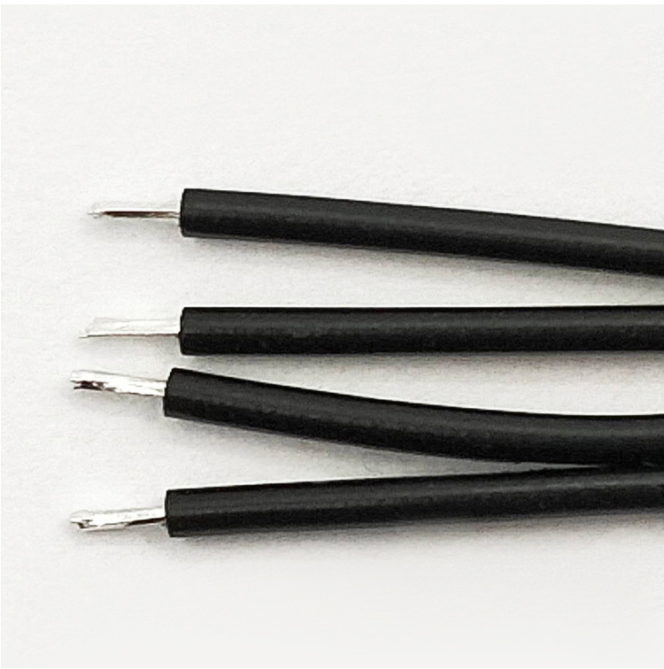 厂家直销1007导线24awg电子线 双黑镀锡铜线焊接线电源线材