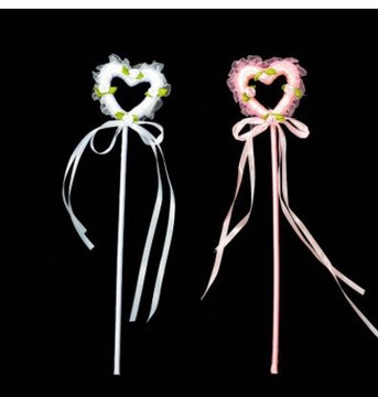 六一舞会派对表演道具 桃心魔法棒儿童节婚庆装饰天使手持仙女綁