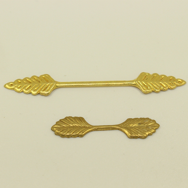 饰品配件铜冲压片工艺品铜片铜箭头双向箭头 服饰发饰鞋饰鞋花