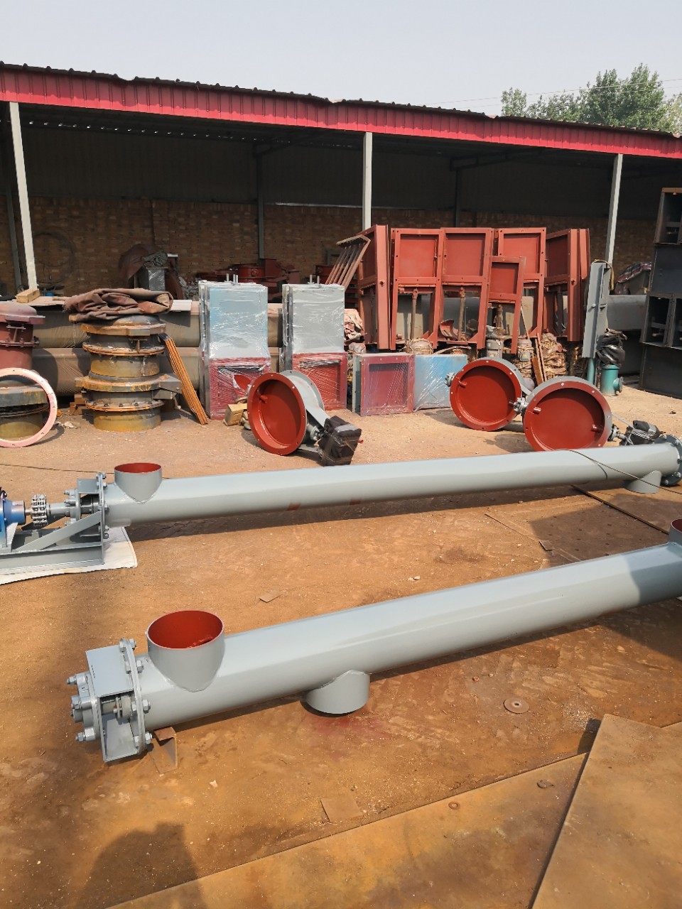 管式螺旋输送机现货圆管螺旋输送机管式绞龙输送设备单管螺旋27