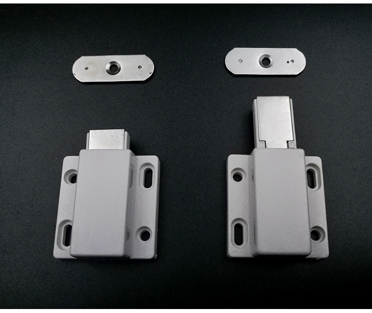 磁碰柜门锁扣按压式弹力开关方形柜子门磁力吸鱼缸门配件衣柜吸扣